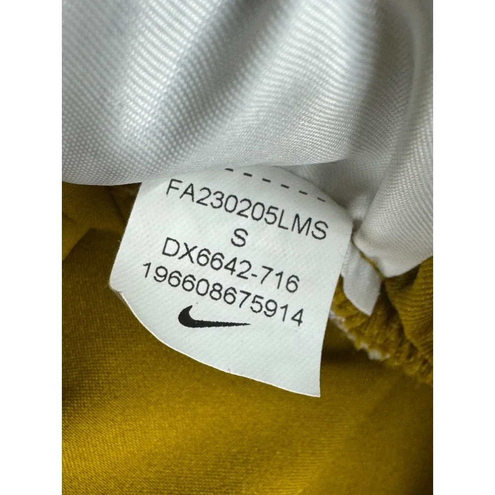 Nike One‎ Women's Small Mustard Yellow Dri-Fit Ultra High Waisted 3